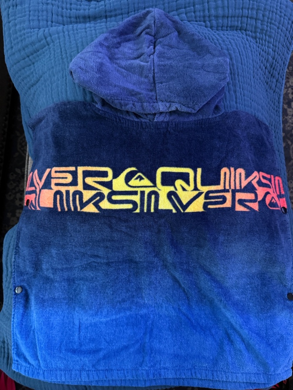 Quicksilver Kids Hoody Towel Poncho Quiksilver Kids Snap Side Towel Material